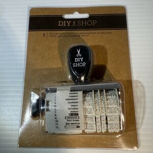 DIY Shop 4 Rotary Date Stamp Stamper Silver - 376322
